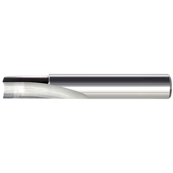 7/32x5/8x1/4x2-1/2 1FL "O" Straight Cut Crescent End WRouter
